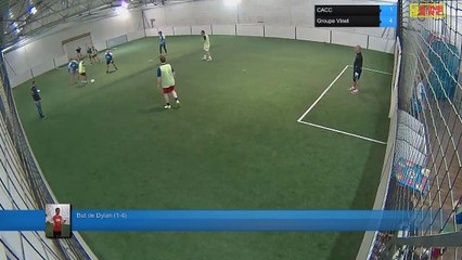 But de Dylan (1-4) - CACC Vs Groupe Vinet - 04/01/18 19:00 - LIGUE 4 - Poitiers Game Parc
