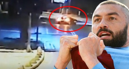 Burak Yılmaz'ın Ölümden Döndüğü Kazanın Görüntüleri Ortaya Çıktı