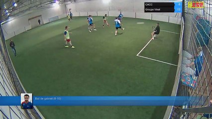 But de gabriel (8-10) - CACC Vs Groupe Vinet - 04/01/18 19:00 - LIGUE 4 - Poitiers Game Parc