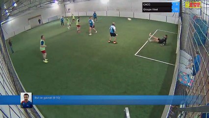 But de gabriel (9-10) - CACC Vs Groupe Vinet - 04/01/18 19:00 - LIGUE 4 - Poitiers Game Parc