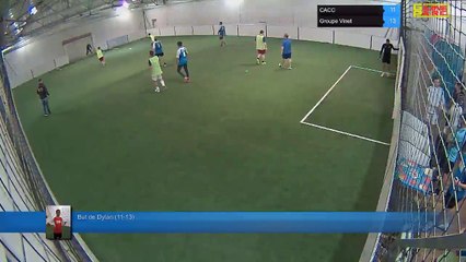 But de Dylan (11-13) - CACC Vs Groupe Vinet - 04/01/18 19:00 - LIGUE 4 - Poitiers Game Parc