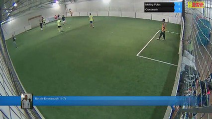 But de Emmanuel (11-7) - Melting Potes Vs Crocowash - 04/01/18 20:00 - LIGUE 4 - Poitiers Game Parc