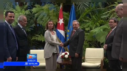 Mogherini meets Castro in Cuba