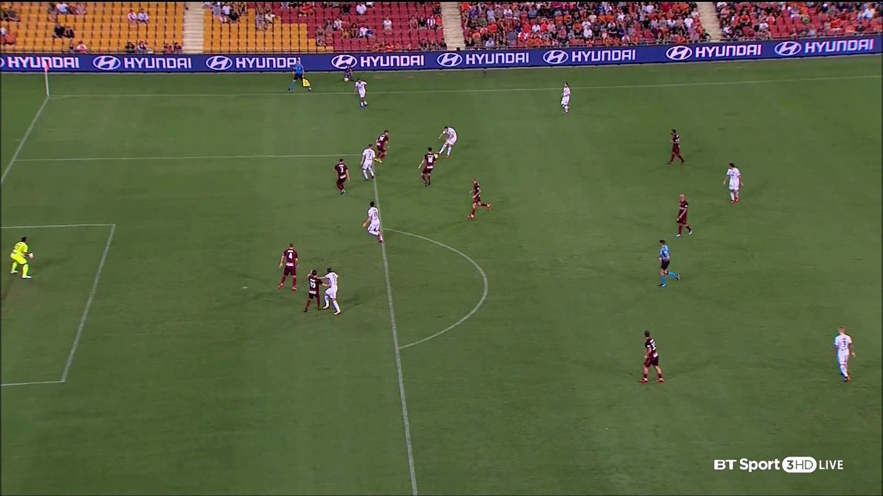 0-2 Mark Bridge Goal Australia  A-League  Regular Season - 05.01.2018 Brisbane Roar 0-2 WS Wanderers