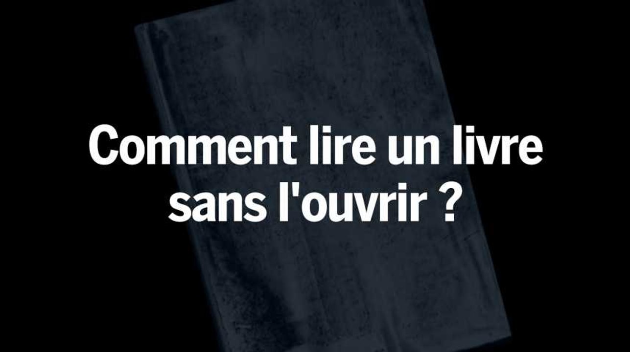 Une technique aux rayons X permet de lire des livres sans les ouvrir