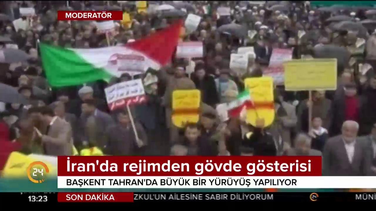 İran'da gövde gösterisi