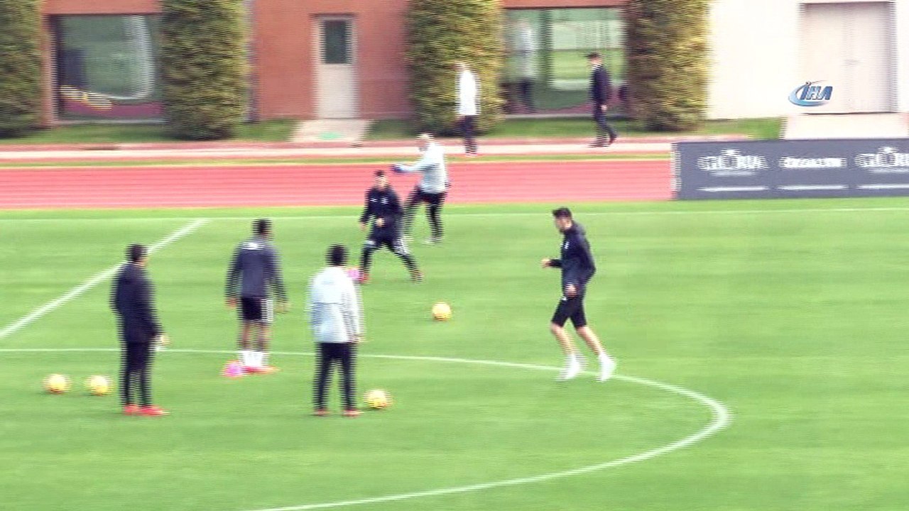 Beşiktaş'ta keyifli antrenman