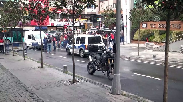 Beşiktaş Belediyesi önünde polis güvenlik önlemleri aldı - İSTANBUL