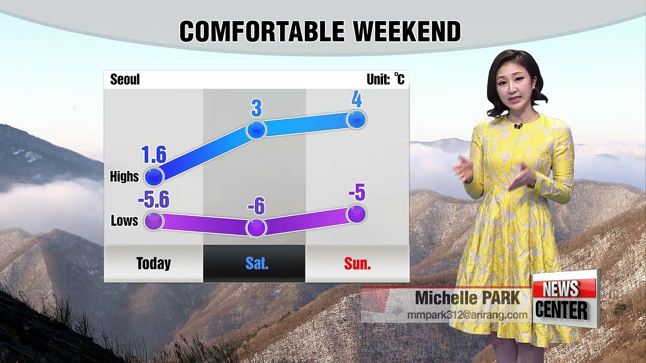 Weekend comfortable, rain  and snow expected next week _ 010518