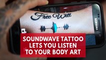 You can now have your favorite sounds tattooed on you