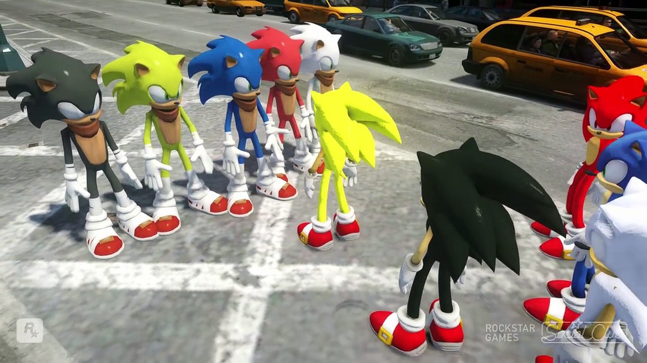 SONIC THE HEDGEHOG COLORS VS SONIC THE HEDGEHOG BOOM COLORS - EPIC BATTLE SONIC THE HEDGEHOG