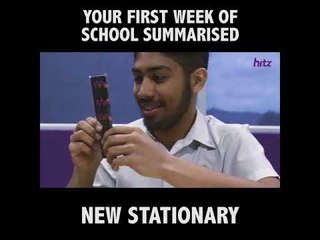 YOUR FIRST WEEK OF SCHOOL SUMMARISED
