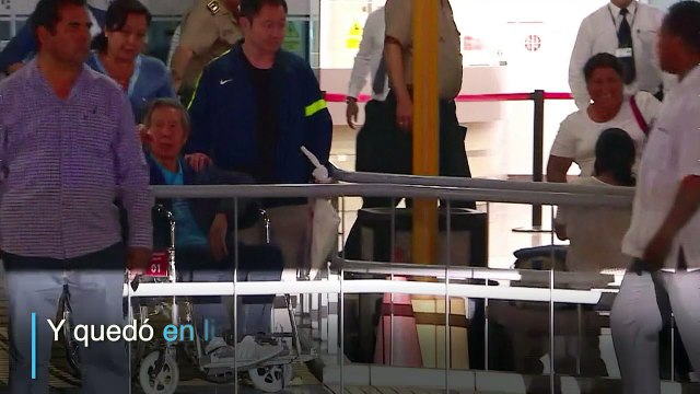 Fujimori salió de la clínica y quedó en libertad