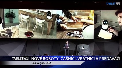 NOVÉ ROBOTY- ČAŠNÍCI, VRÁTNICI A PREDAVAČI