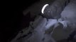 Moonlight : Valentin Delluc dévale le glacier des Bossons de nuit en speed riding
