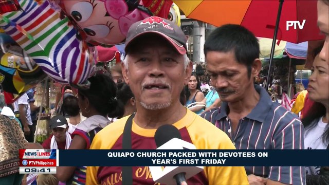 NEWS | Quiapo Church packed with devotees on year's first Friday