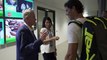 Open d'Australie 2018 - Rafael Nadal à Melbourne, son premier entrainement sur le Rod Laver Arena de l'Australian Open