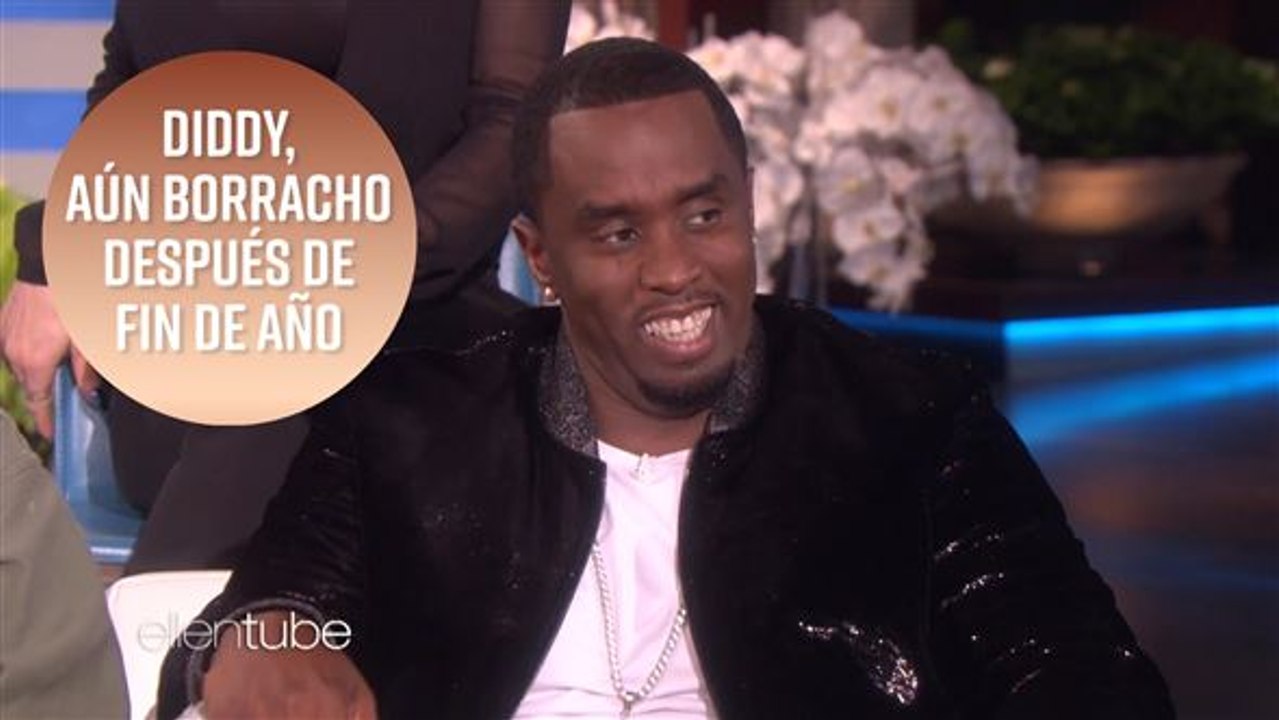 Diddy admite estar borracho en el programa de Ellen