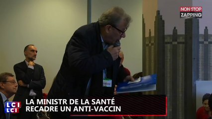 La ministre de la Santé envoie bouler un militant anti-vaccin (Vidéo)