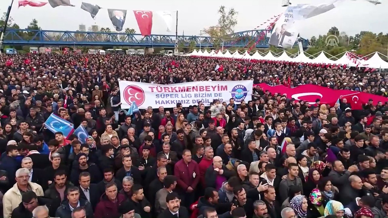 Bahçeli: 'Adana'ya yan bakan ya gözünden ya ömründen olmuştur' - ADANA