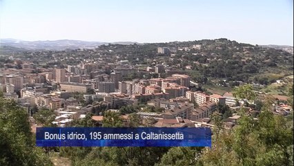 Bonus idrico, 195 ammessi a Caltanissetta