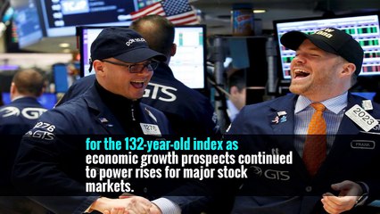 Dow Roars Past 25,000 as 2-Year Rally Rolls On