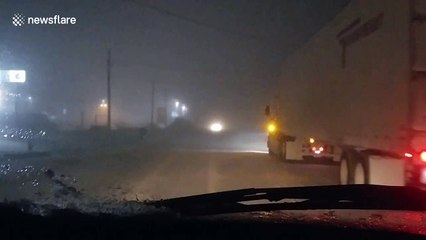 Snow squalls create hazardous driving conditions in Ontario