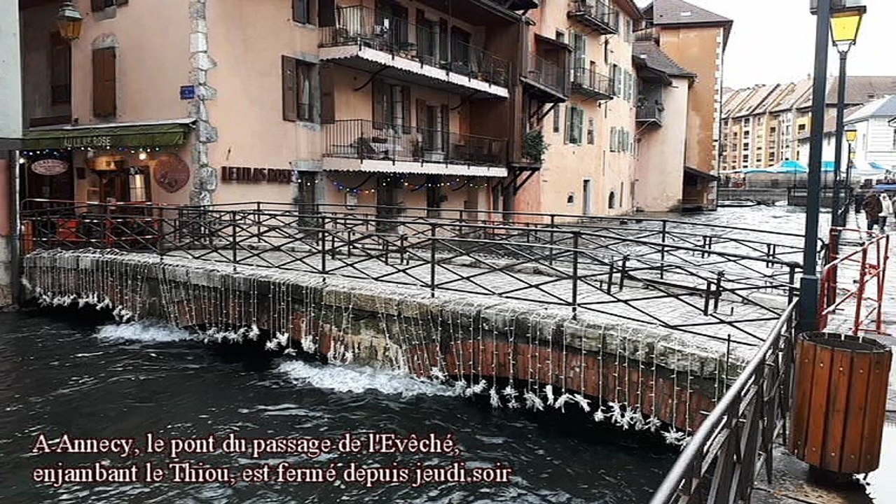 Haute-Savoie : le niveau du lac d’Annecy a dépassé sa cote d’alerte