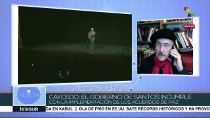 Caycedo: Gob. de Santos ha incumplido con los acuerdos de paz