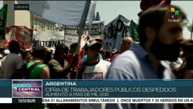 Argentina: trabajadores se movilizan para rechazar ola de despidos