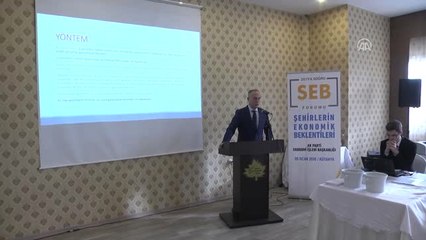 Şehirlerin Ekonomik Beklentileri Forumu"