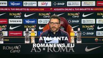 Roma-Atalanta: conferenza stampa Di Francesco