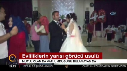 Evliliklerin yarısı görücü usulü