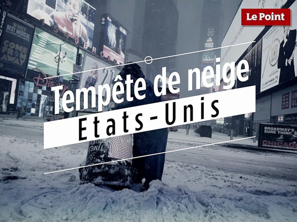 Tempête de neige: Etats-Unis