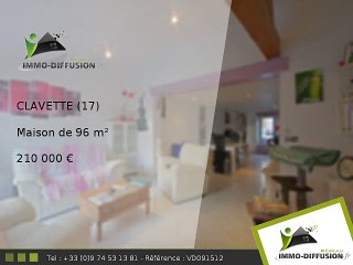 Maison A vendre Clavette 96m2 - 210 000 Euros