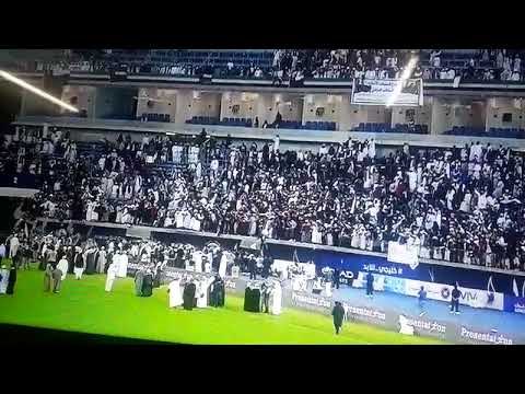 Part of stadium carrying Omani fans collapse as they are celebrating with the players