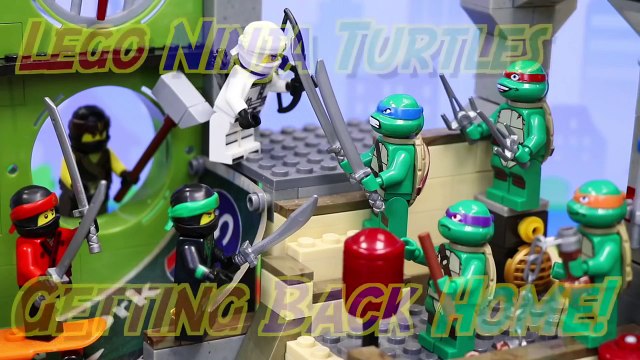 Lego Ninja Turtles Mutate the Ninjago Ninjas into the Shark Army