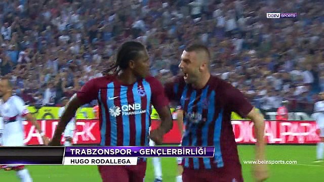 TFF Süper Lig 2017-18 sezonu Trabzonspor'un ilk yarıda attığı bütün golleri