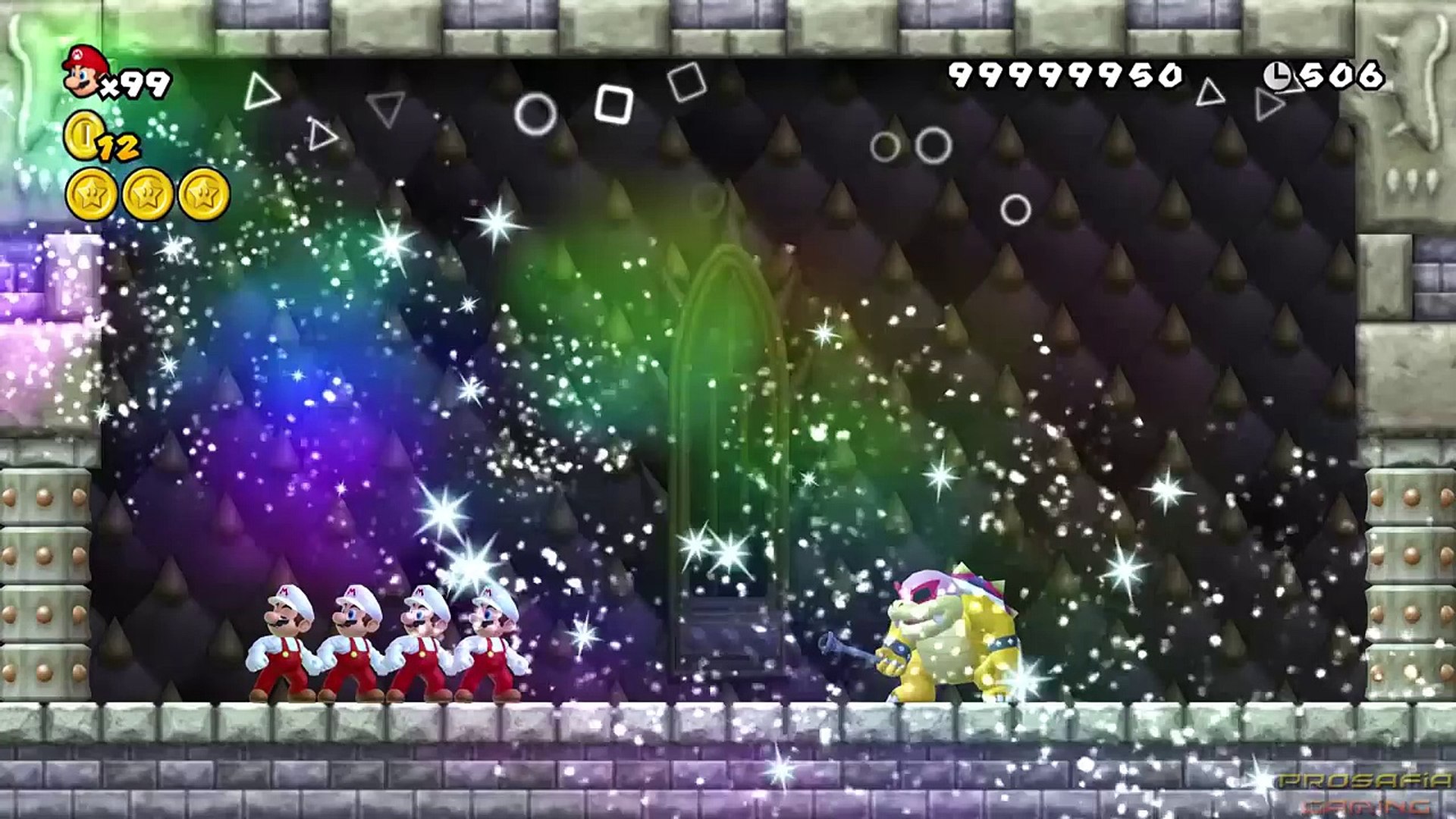 New Super Mario Bros Wii - All Bosses with Multiple Marios - Dailymotion  Video