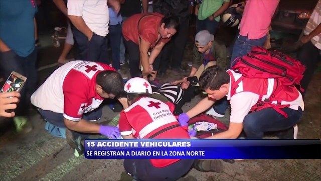 15 accidentes vehiculares se registran a diario en la zona norte