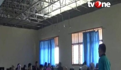 Plafon dan Tembok Hancur, Mahasiswa di Aceh Khawatir Terluka