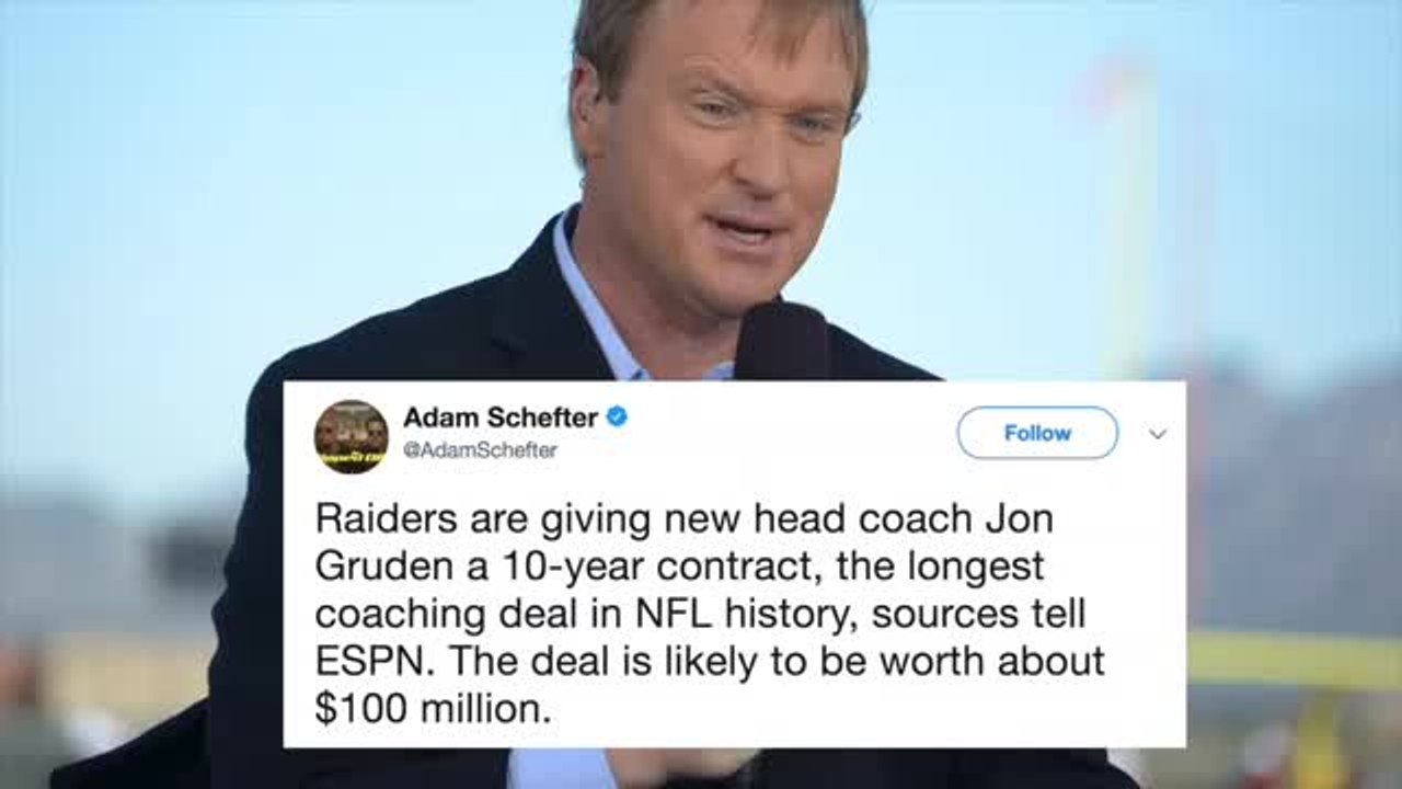 Report: Raiders To Pay Jon Gruden Massive Amount As Coach