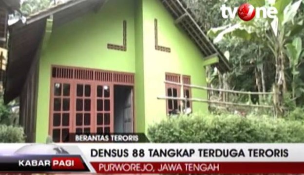 Densus 88 Tangkap Terduga Teroris di Purworejo
