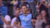 Milos Ninkovic (Sydney FC) great goal against Newcastle Jets FC