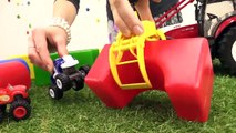 SMELLY TOY TRUCKS JUMP! - Toy Trucks stories for kids! Videos for kids - Blaze Toy Constru