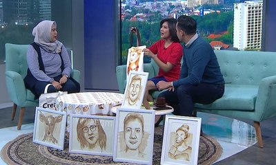 Melukis Menggunakan Ampas Kopi