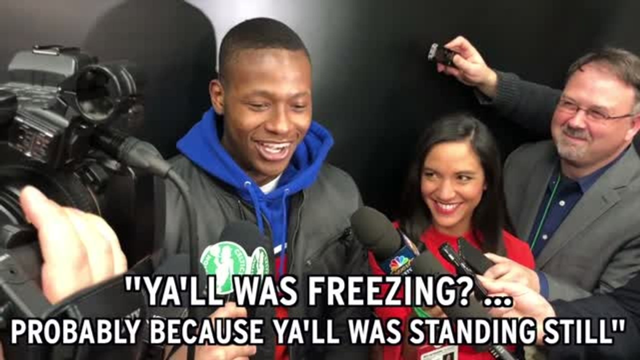 Terry Rozier Doesn't Mind The Cold