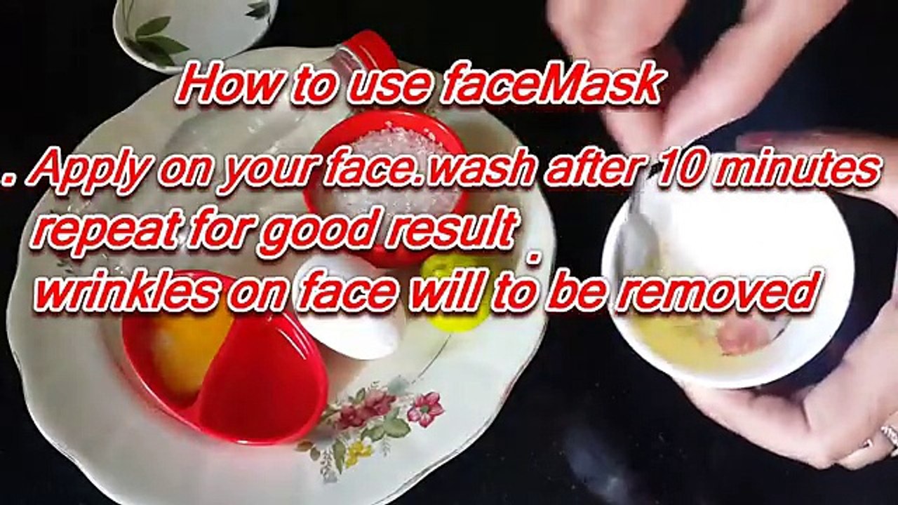 Home Remedy for Wrinkles on FaceHome Made Egg Maskचेहरे की झुर्रियां हटाने के घरेलू उपाय,