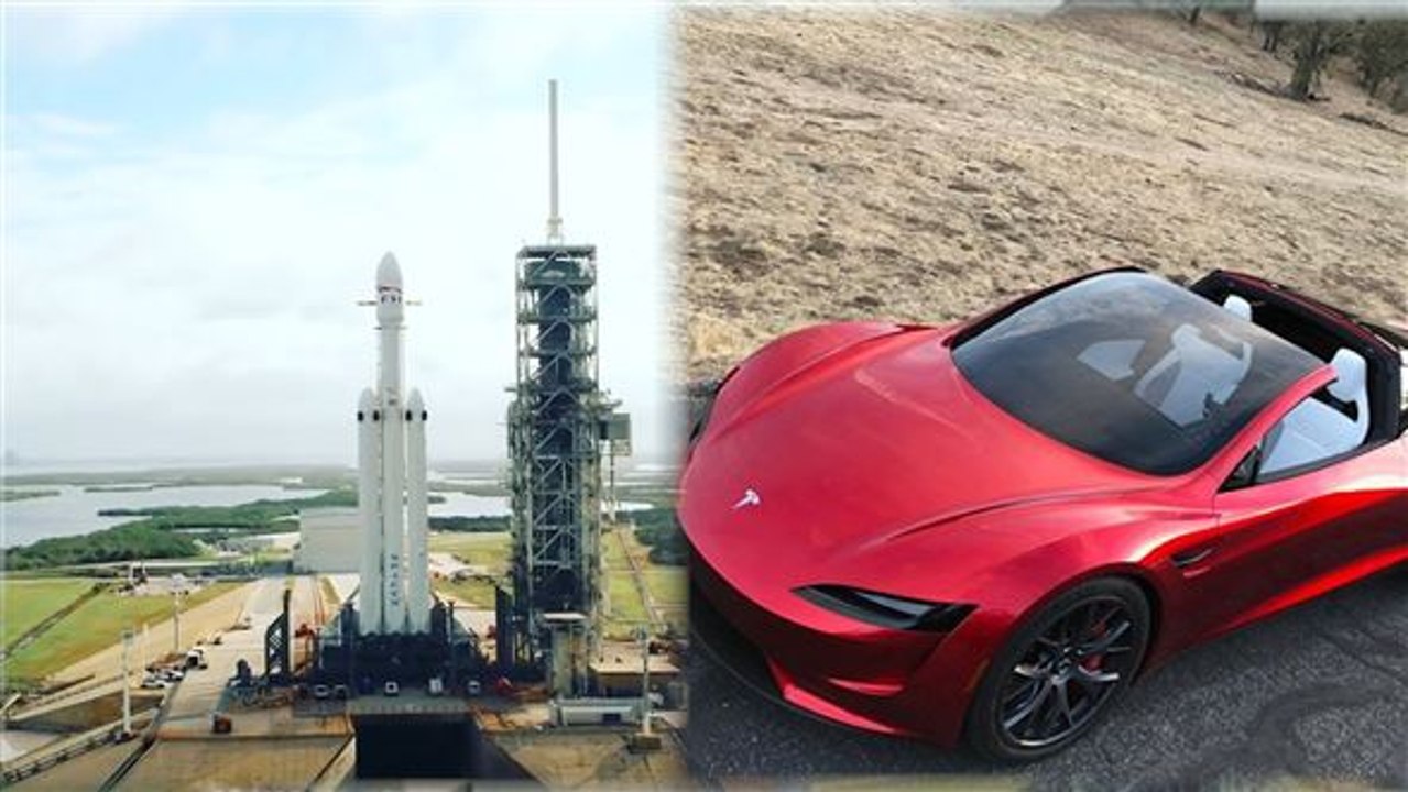 Neue Super-Rakete: Elon Musk feuert Tesla zum Mars