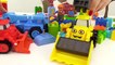BOB the Builder Can't Count! TOY TRAINS Number Game with LEGO Construction Toy Trucks Learn Num